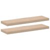 vidaXL Viseče police 2 kosa 80x23,5x4 cm inženirski les
