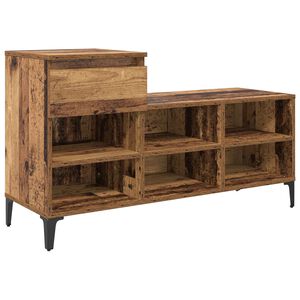 vidaXL Omara za čevlje 102 x 36 x 60 cm Inženirski les Star les