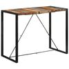 vidaXL Barska miza 140x70x110 cm trden predelan les