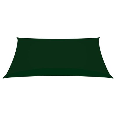 vidaXL Senčno jadro oksford blago pravokotno 2x4,5 m temno zeleno