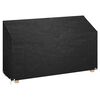 vidaXL Prevleka za vrtno klop 12 obročkov 210x70x70/88 cm polietilen