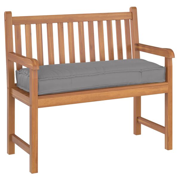 vidaXL Blazina Siva 110 x 40 x 8 cm Oxford tkanina