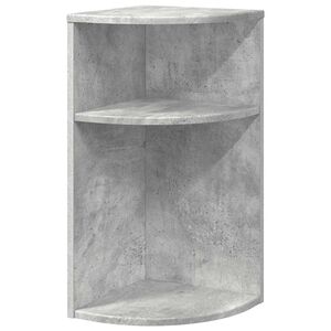 vidaXL Stranska miza 29,5 x 29,5 x 60 cm Inženirski les Betonsko siva