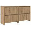 vidaXL Stranske omare 2 kos artisan hrast 70 x 41 x 75 cm