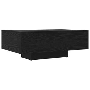 vidaXL Klubska miza Črna Orehovina 85 x 55 x 31 cm
