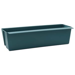 vidaXL Cvečni zaboji za euro palete 24 kos Zelena 36 x 13,5 x 9,5 cm