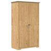 vidaXL Garderobna omara BODO bela 99x53,5x173 cm trdna borovina