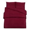 vidaXL Posteljnina bordo 200x200 cm lahka mikrovlakna