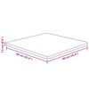 vidaXL Kvadratna mizna plošča 90x90x1,5 cm neobdelana trdna hrastovina