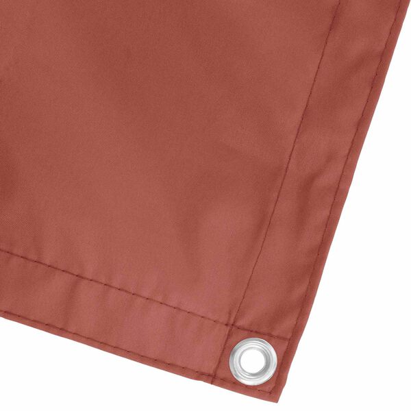 vidaXL Balconska mreža Terakota 110 x 500 cm Oxford tkanina