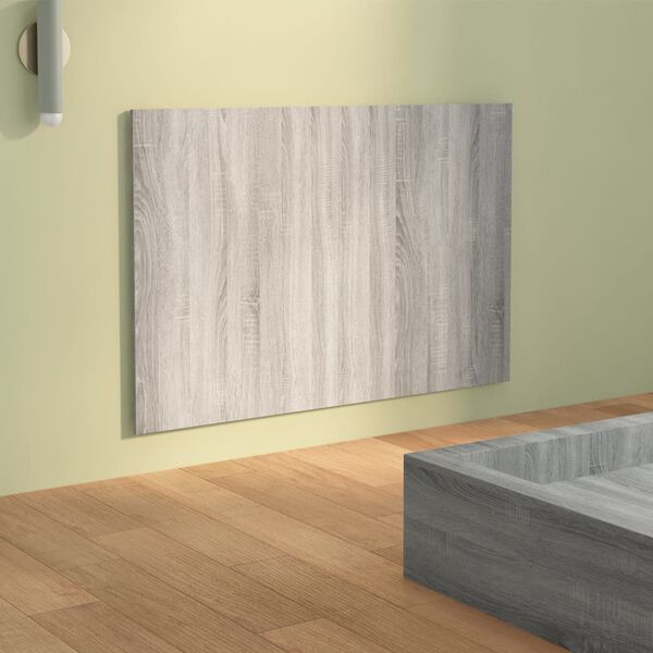 vidaXL Posteljno vzglavje siva sonoma 120x1,5x80 cm konstruiran les