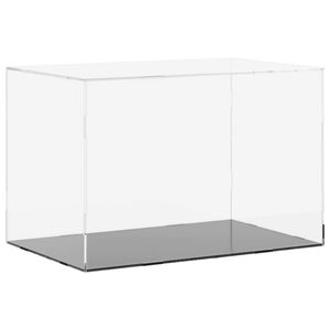 vidaXL Razstavna &scaron;katla prozorna 56x36x37 cm akrilna