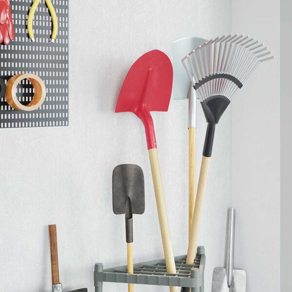 vidaXL Glava lopate Rdeča 39,5 x 27,5 cm Prašno lakirano jeklo