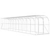 vidaXL Koko&scaron;ja kletka ob steni Srebrna 600 x 150 x 215 cm