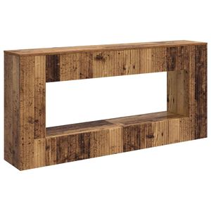 vidaXL Konzolna miza Star les 155 x 29 x 74 cm Konstruirano leseno