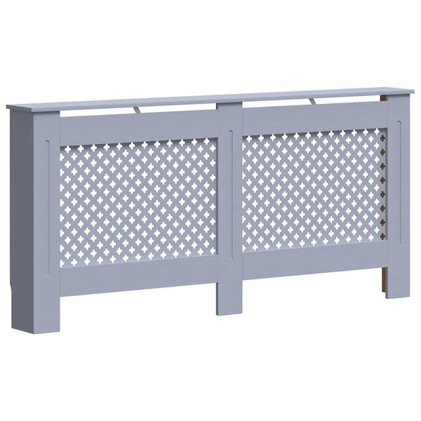 vidaXL Pokrov za radiator antraciten 172x19x81,5 cm mediapan