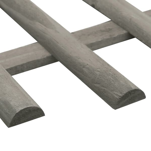 vidaXL Obroba za travo 10 kosov les jelke 4,4 m