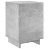 vidaXL Nočna omarica Betonsko siva 33,5 x 34,5 x 50 cm Inženirski les