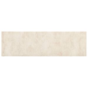 vidaXL Kuhinjska preproga kremni beton 150 x 45 cm 100% poliamid