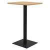 vidaXL Bistro miza barva hrasta 78,5x78,5x107 cm