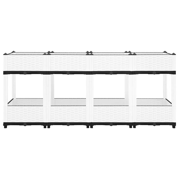 vidaXL Visoka greda 160x40x71 cm polipropilen