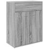 vidaXL Komoda siva sonoma 60x30x75 cm inženirski les