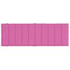 vidaXL Blazina za ležalnik roza oxford tkanina