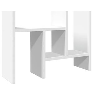 vidaXL Organizator za pisalno mizo bel 34,5x15,5x35,5 cm