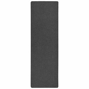 vidaXL Preproga za tek Temno siva 80 x 500 cm 100% polipropilen