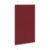 vidaXL Plisirana žaluzija Bordeaux Red 75x150 cm Širina tkanine 74,4cm