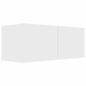 vidaXL TV omarica bela 80x30x30 cm inženirski les