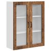 vidaXL Stenski stekleni omarica PORTO Star les 80 x 31 x 100 cm