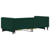 vidaXL Izvlečna dnevna postelja s predali temno zelena 90x200 cm žamet