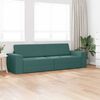 vidaXL Sofa postelja Temno zelena 245 x 78 x 77 cm Žamet