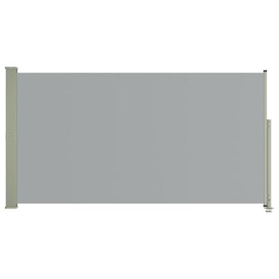 vidaXL Zložljiva stranska tenda za teraso 160x300 cm siva