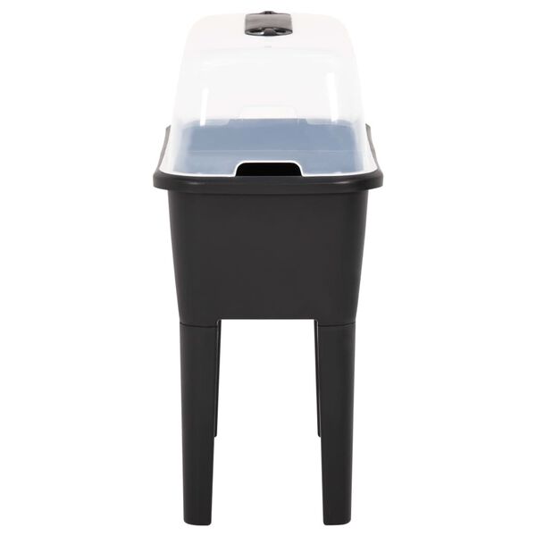 vidaXL Visoka greda 77x38,7x82 cm PP