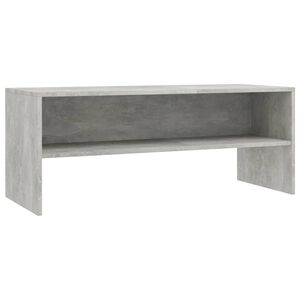 vidaXL TV omarica betonsko siva 100x40x40 cm iverna plo&scaron;ča