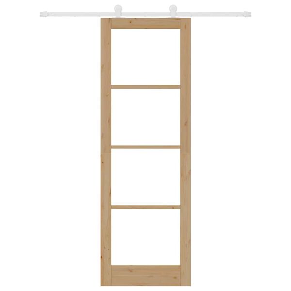 vidaXL Drsna vrata ORKDAL Naravna 78 x 232 cm