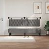 vidaXL Visoki naslon za glavo Temno siva 170 x 55 x 7 cm Žamet