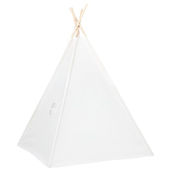 vidaXL Otro&scaron;ki tipi &scaron;otor z vrečo peach skin bel 120x120x150 cm