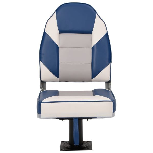 vidaXL Zložljiv sedež za čoln z visokim naslonjalom 4 kosi