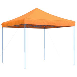 vidaXL Zabavni &scaron;otor 292 x 292 x 315 cm Oranžna Oxford tkanina