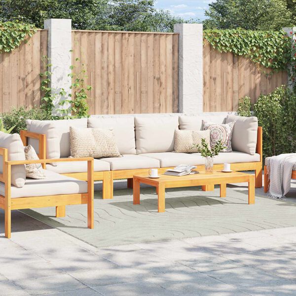 vidaXL Preproge za povr&scaron;ine PALMERAS Zelena 240 x 240 cm Poliester