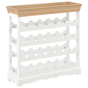 vidaXL Omarica za vino MDF 70x22,5x70,5 cm bela