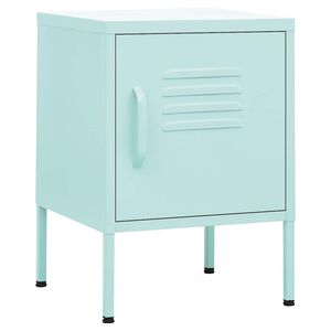 vidaXL Nočna omarica mint zelena 35x35x51 cm jeklo