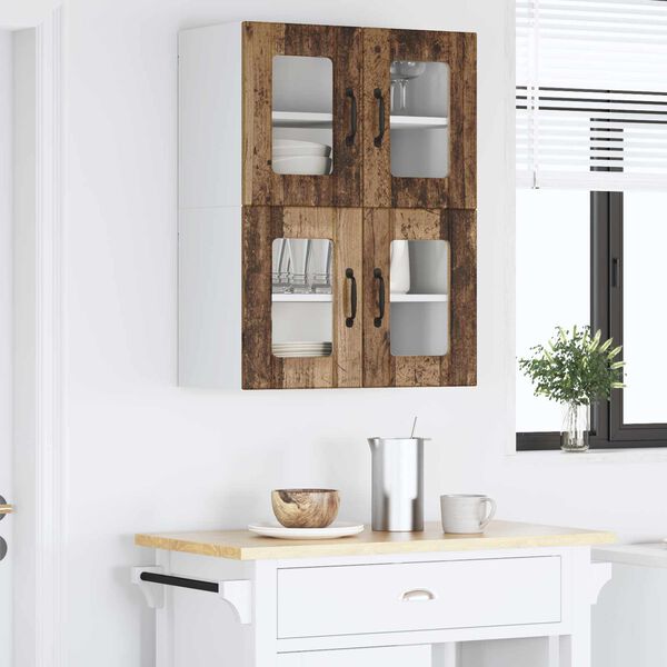 vidaXL Kuhinjski element s polico 2 pcs Star les 60 x 31 x 40 cm