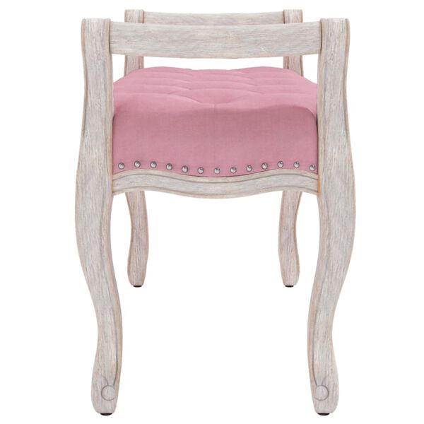 vidaXL Klop roza 80x45x60 cm žamet