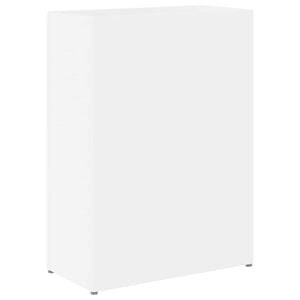 vidaXL Stojalo za dežnik Bela 40 x 20 x 55,5 cm Inženirski les