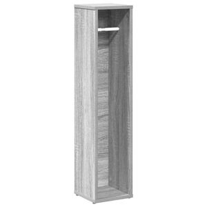 vidaXL Kopalni&scaron;ka omarica z držalom za rolete siva sonoma 20,5x20x90 cm