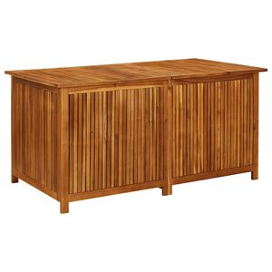 vidaXL Vrtna &scaron;katla za shranjevanje 150x80x75 cm trden akacijev les